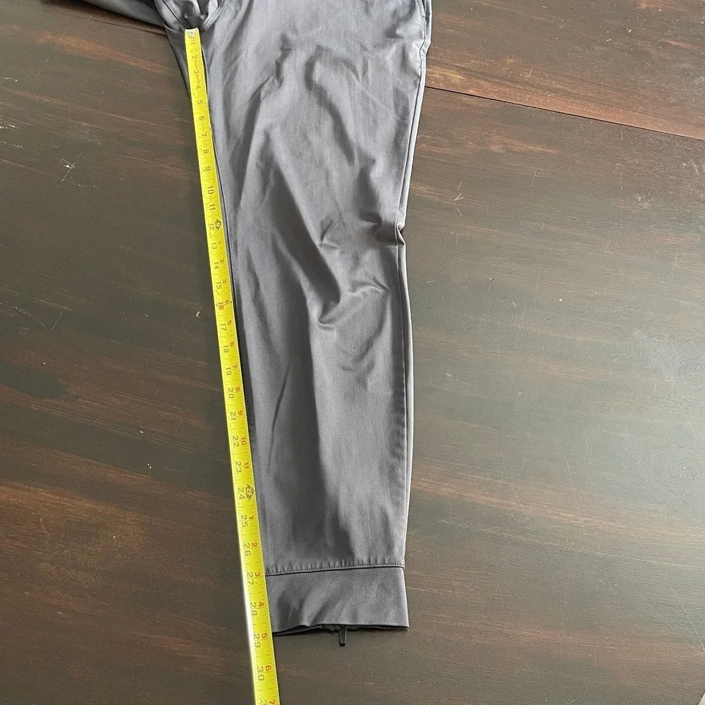 Rhone Commuter Pants‎ Mens Charcoal Gray Slim Fit Zipper Ankle Jogger Style 33